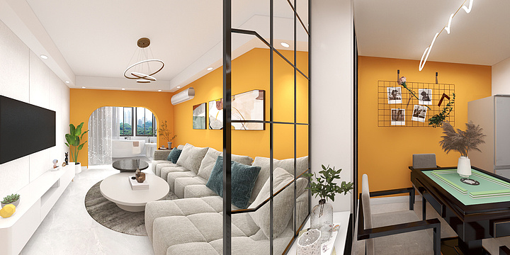 鲨鱼指挥官z-枫华之家三室娱乐房-装修设计方案