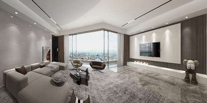 HM全案TT-自建房155㎡1室-装修设计方案