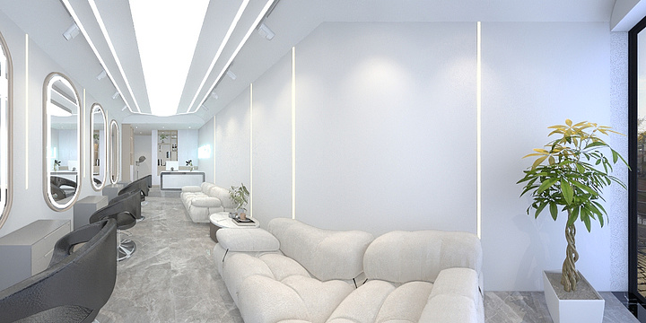 方舟..-TQ-5-64理发店-装修设计方案