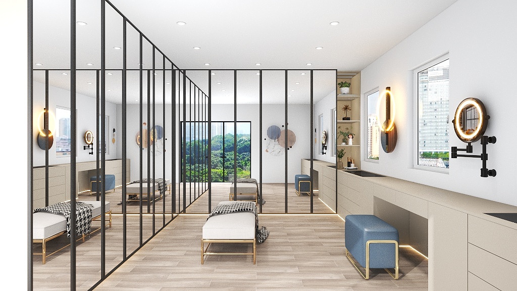 Masjyy-北半径12三楼衣帽间-装修设计方案