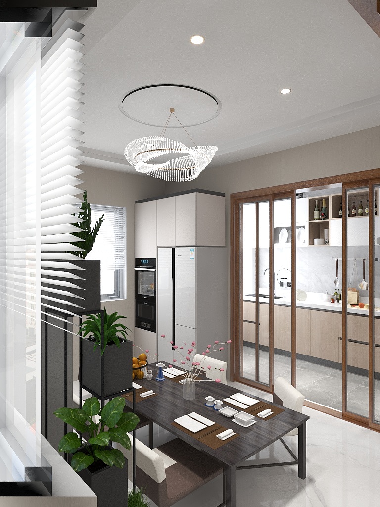 侯rIfG-瑞和园89.50㎡B户型3室2厅1卫-装修设计方案