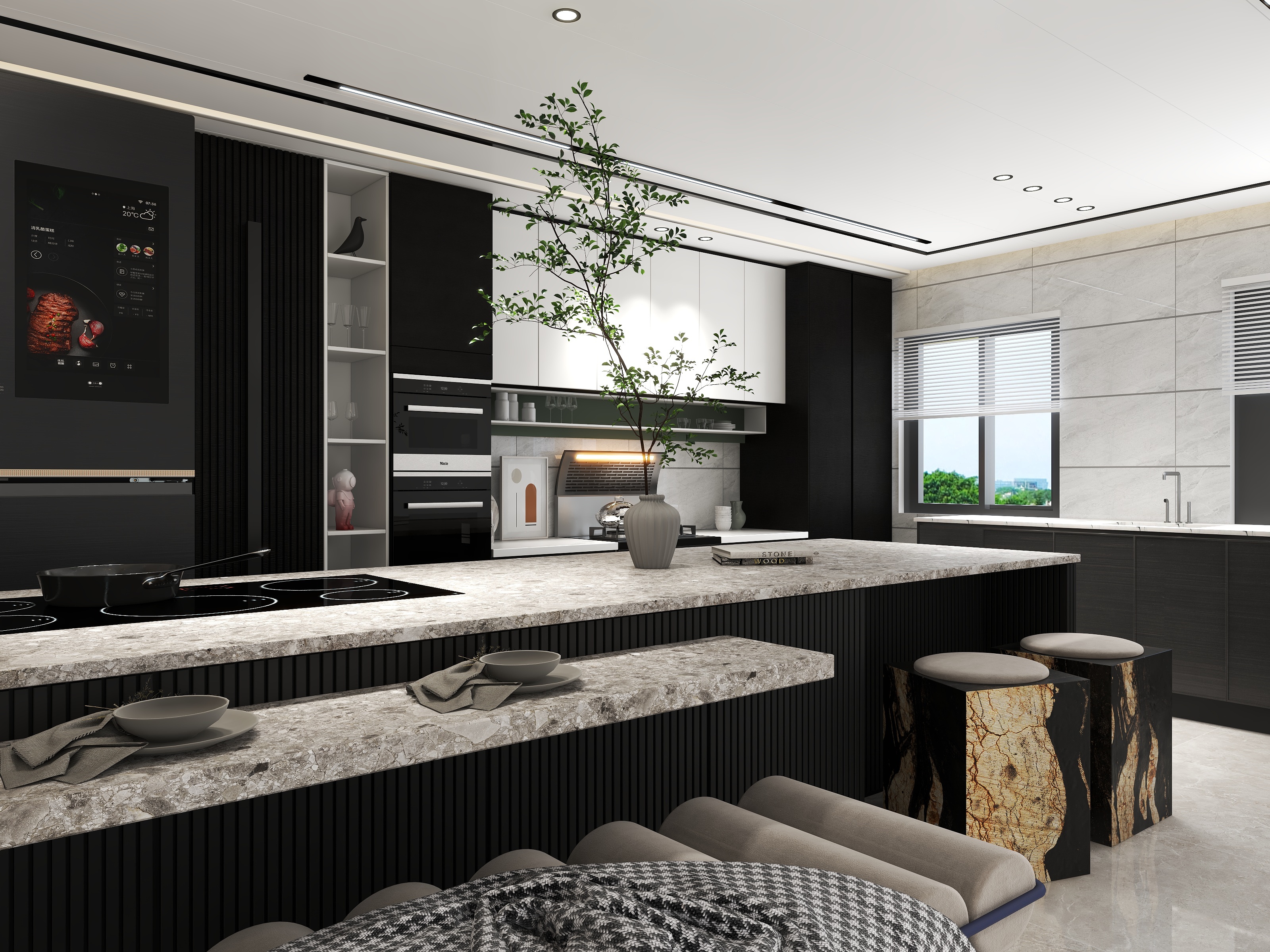 石家庄安馨巢装饰工程有限公司-现代轻奢-装修设计方案