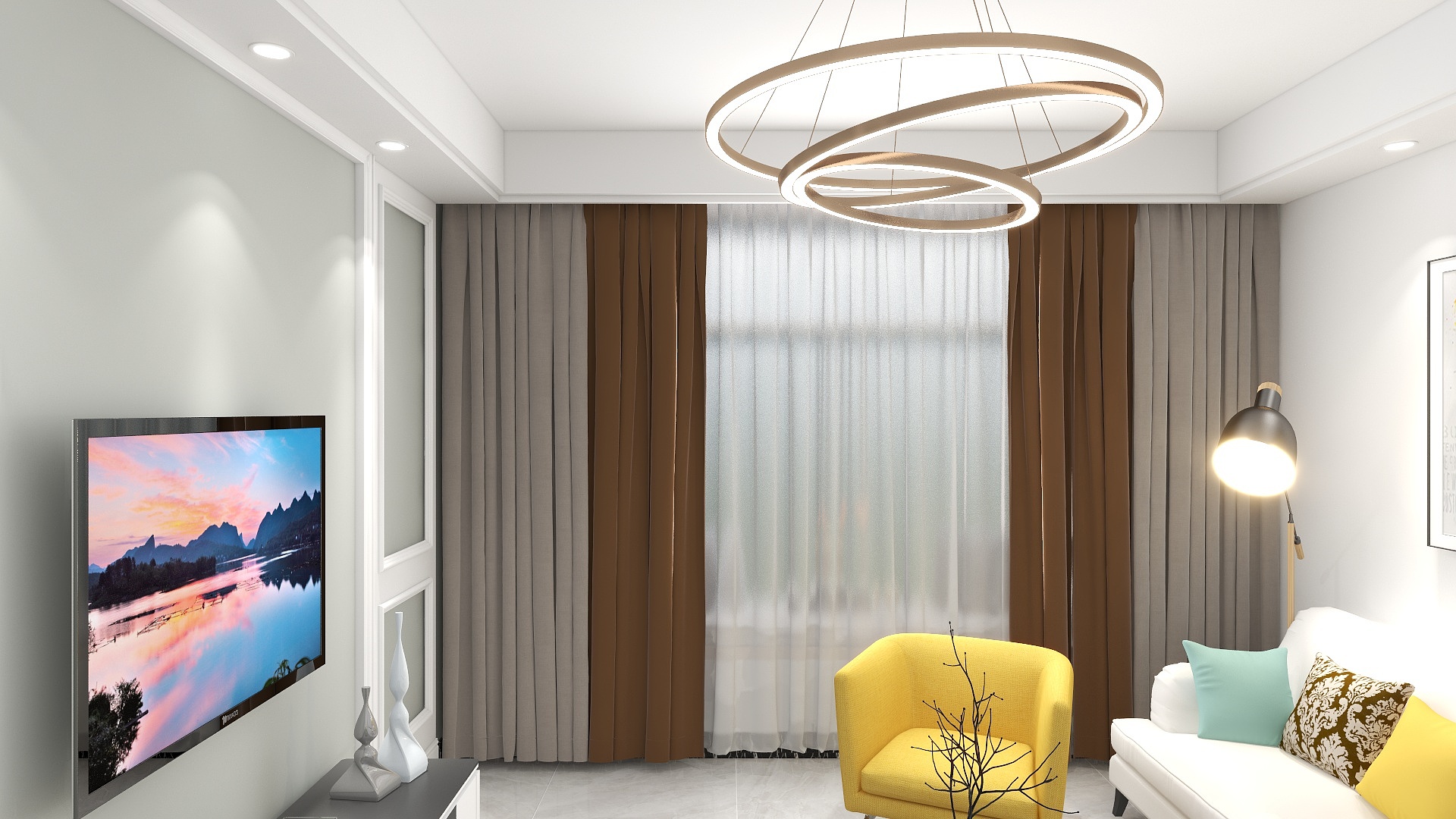 亢博峰-现代简约-装修设计方案