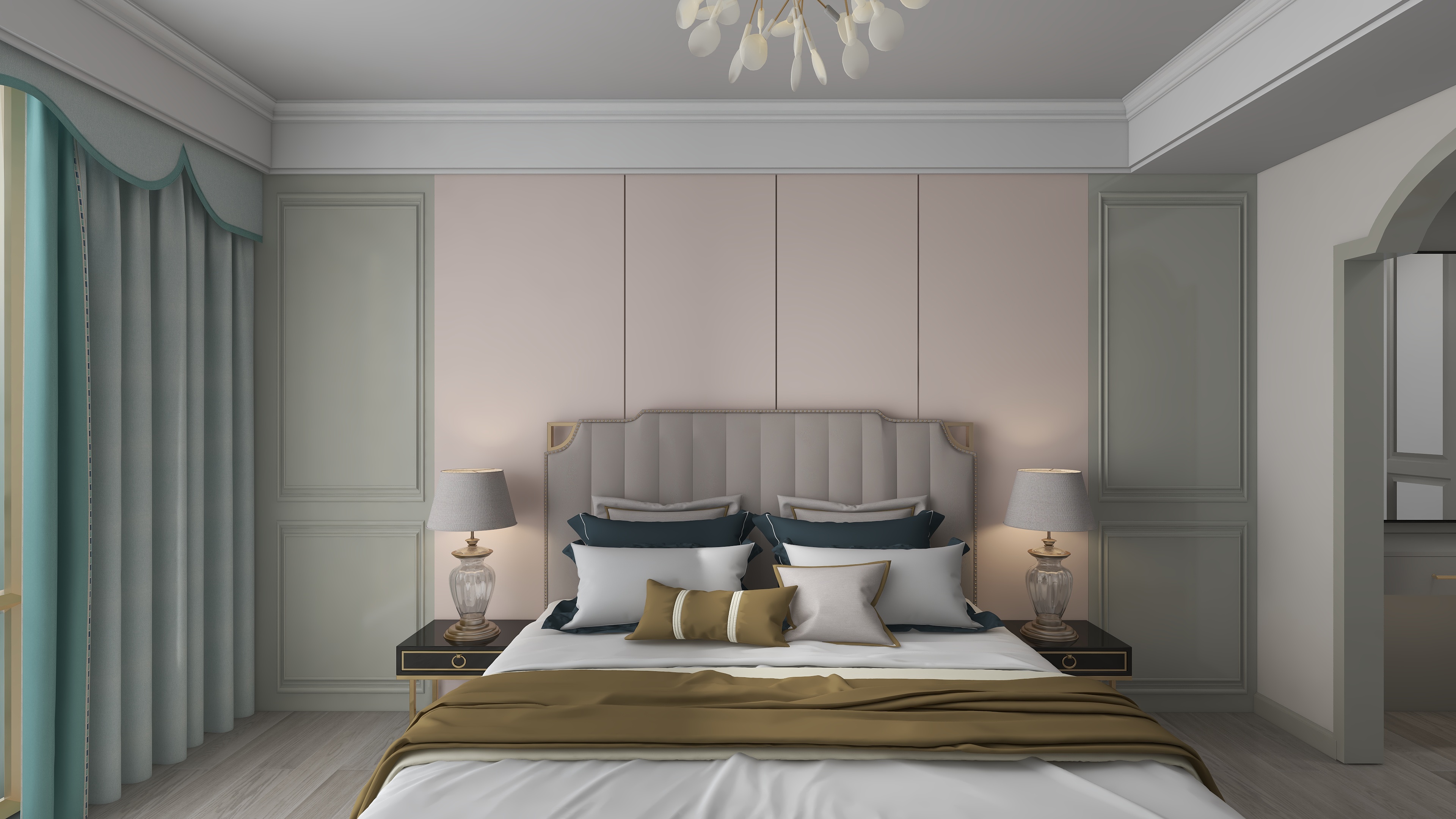 全屋定制杨子-绵州水郡138㎡简美-装修设计方案