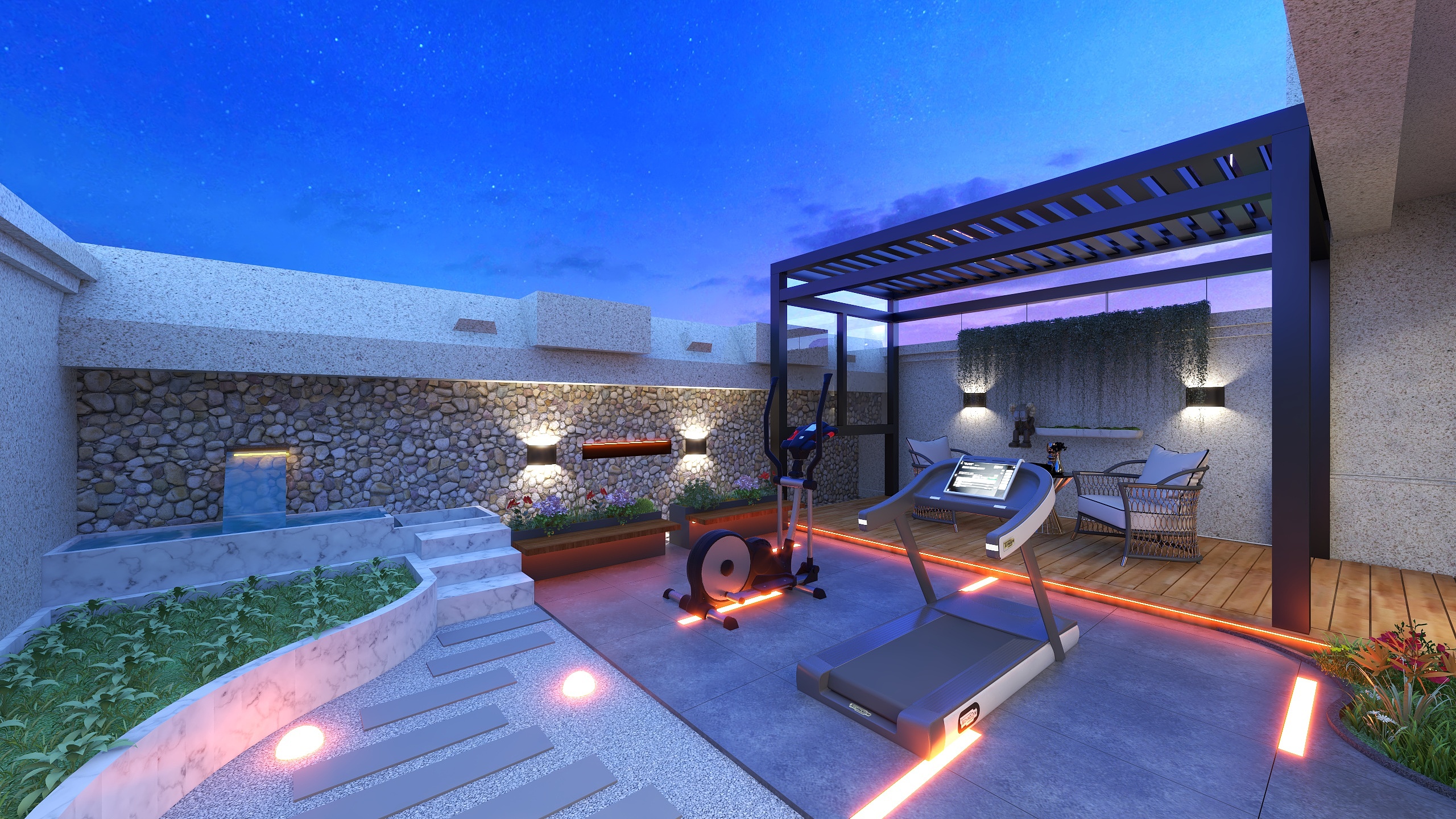 任涵-恒裕珑城6栋一单元101最新-装修设计方案