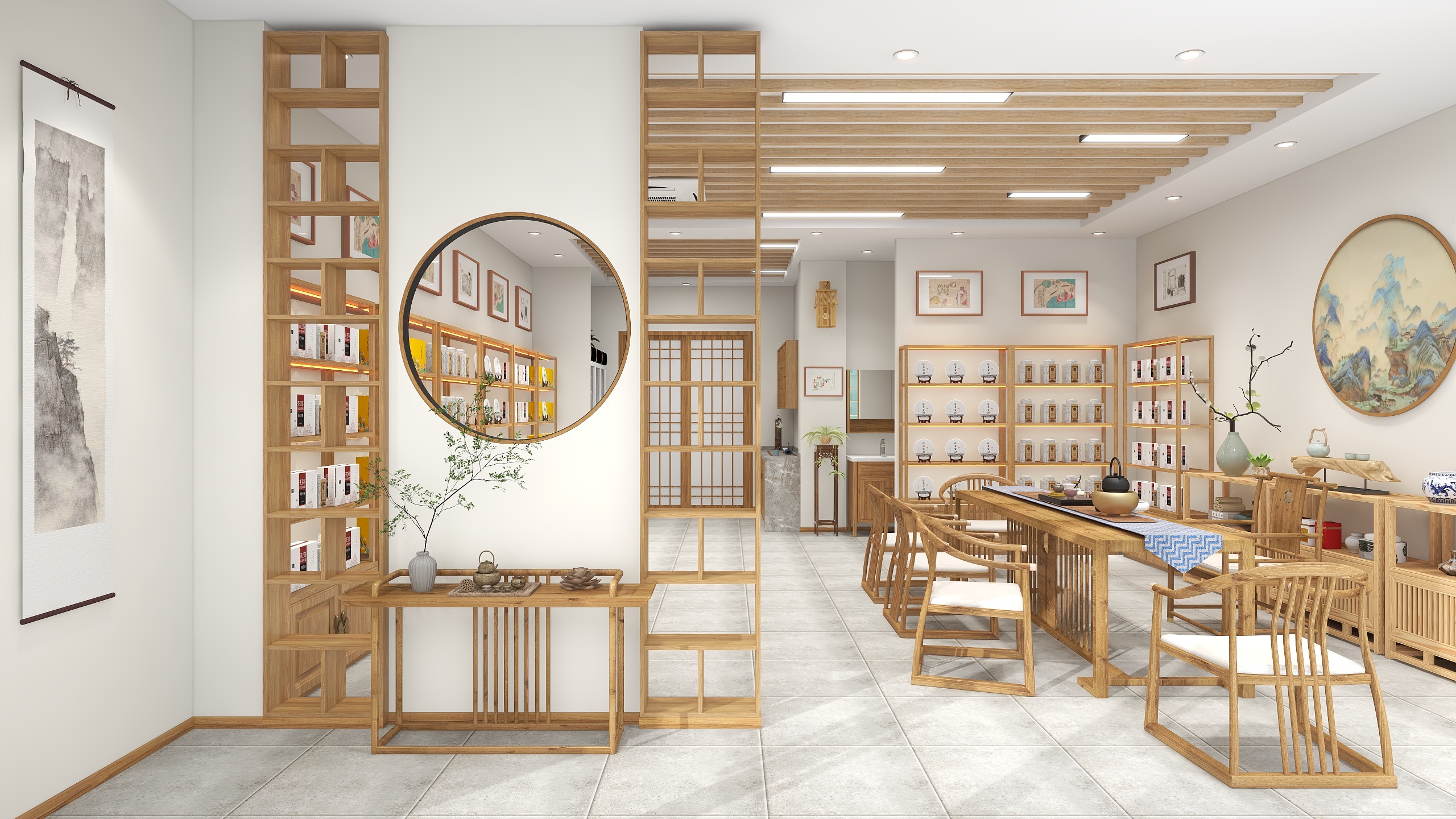 王亚娇1-茶室-装修设计方案