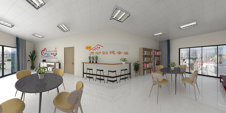 许亮亮-广场户外劳动者驿站-装修设计方案