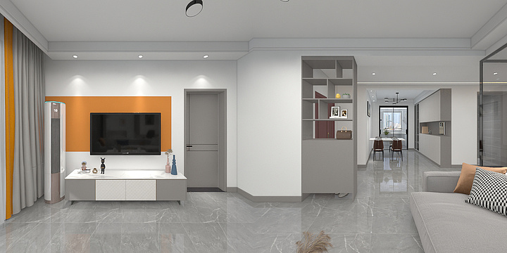 在下闫小二-华夏中央公园.dwg-装修设计方案