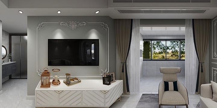 A草长莺飞-晶都茗苑-装修设计方案