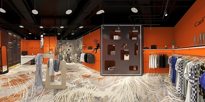 十空设计-服装专卖店-装修设计方案