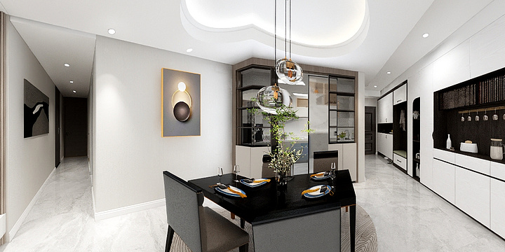 黑子酱i-碧桂园122平方效果图.dwg-副本-装修设计方案