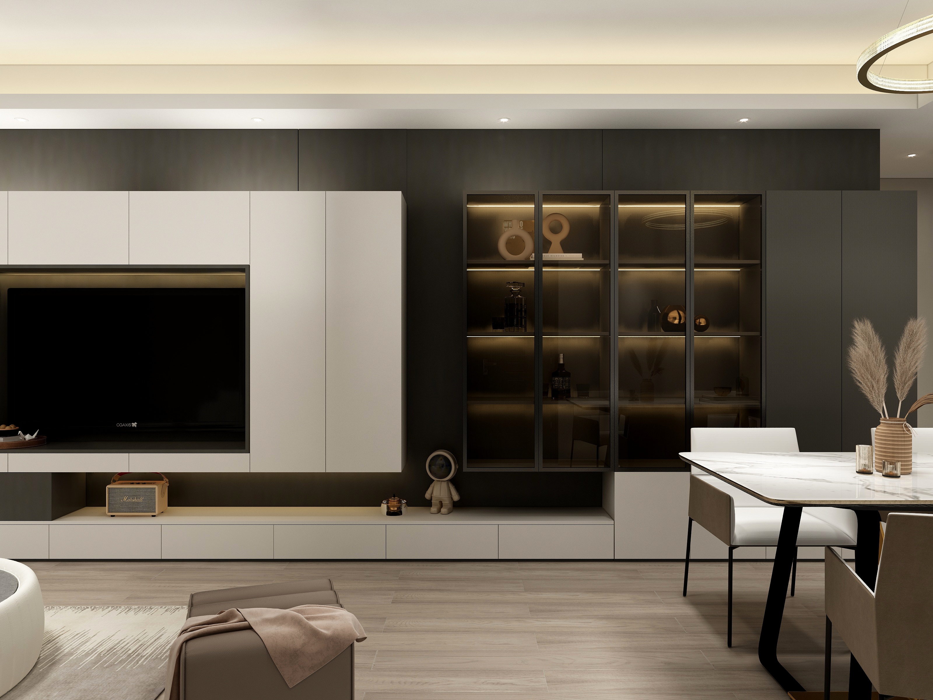 水木芸居设计-湖湾天地140平-装修设计方案