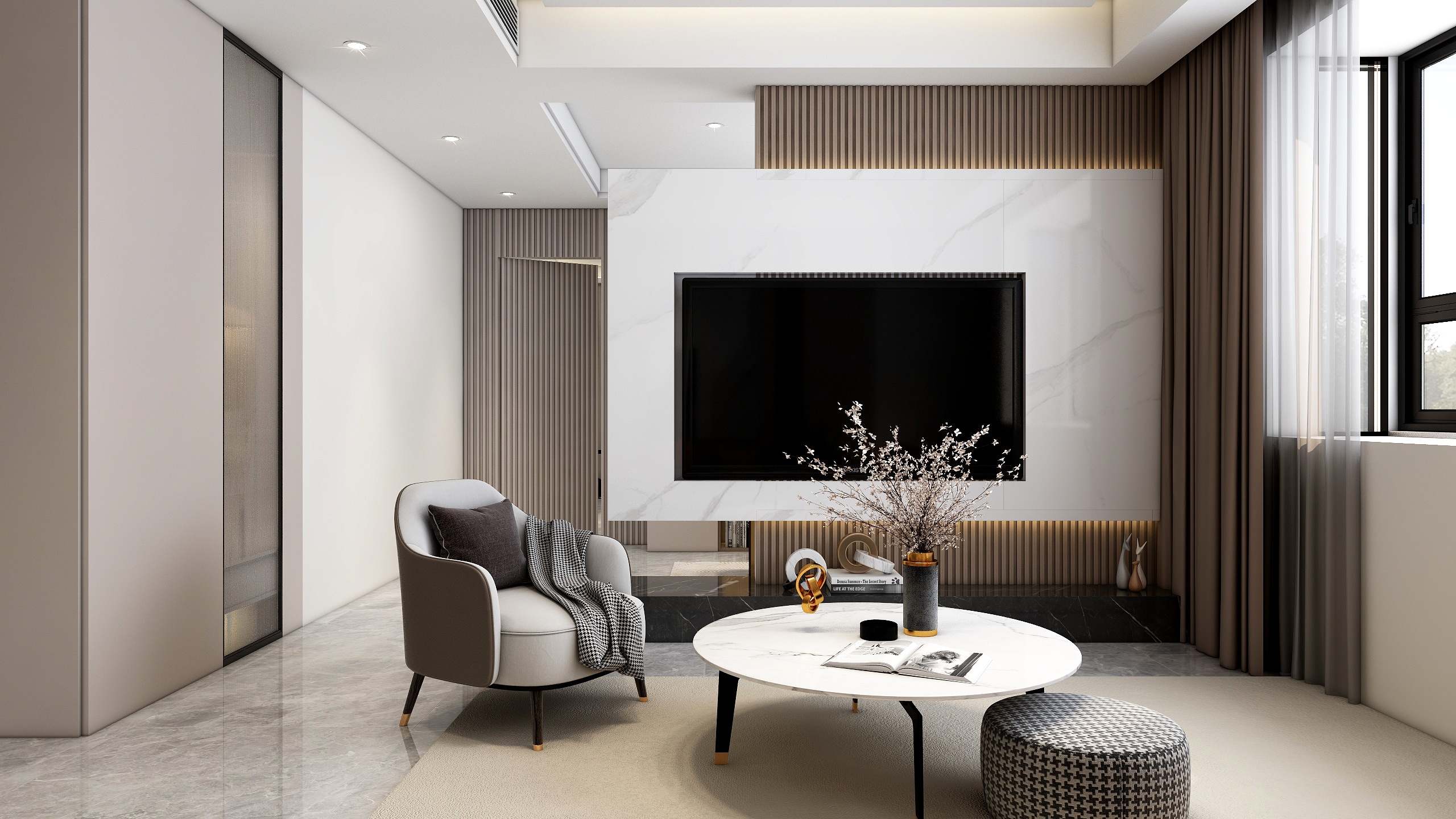 Milow-现代风格.dwg-装修设计方案