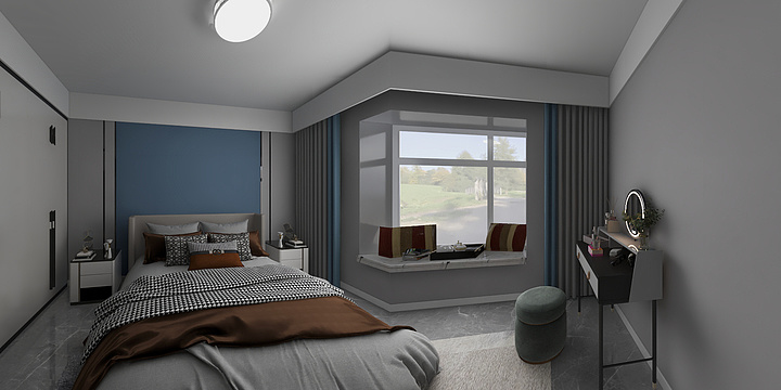 山阳县玉兰墙纸旗舰店-山水融城-6-1604-装修设计方案