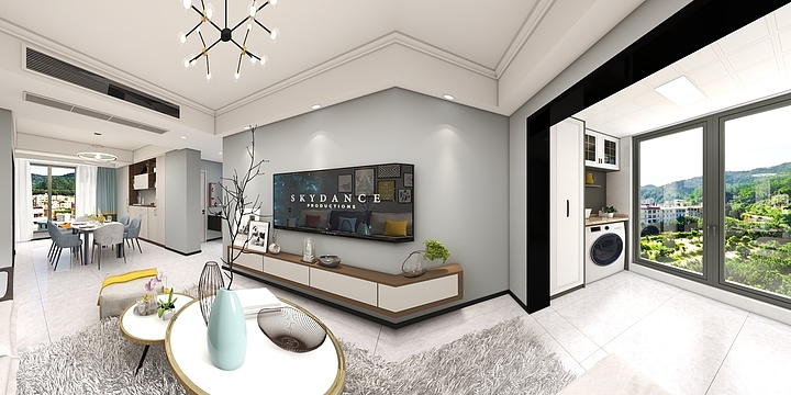 吴健-状元府现代简约-装修设计方案