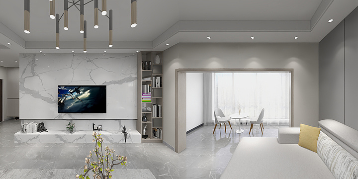 昆明华宾装饰-微风十里8栋1号-装修设计方案