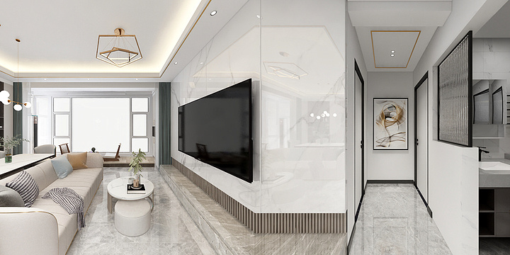 设计师王不二-绿地湖畔和庐-装修设计方案