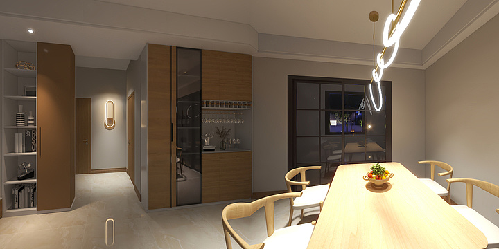 李君设计-华地翡翠蓝湾-装修设计方案