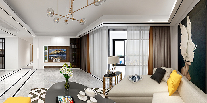 陈正Xpmi-万科尊鹏云著7-801方案纯净0524-1319-装修设计方案