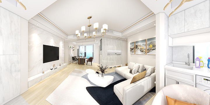 万嘉优图lUpG-奶油中式-装修设计方案