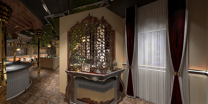 阿拉依丁·居拉提-四川成都市新疆餐厅-装修设计方案