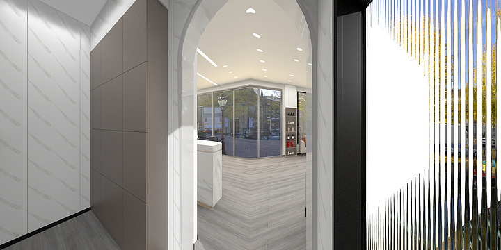 元素空间设计Yan-大王兄弟美业-方案二-装修设计方案