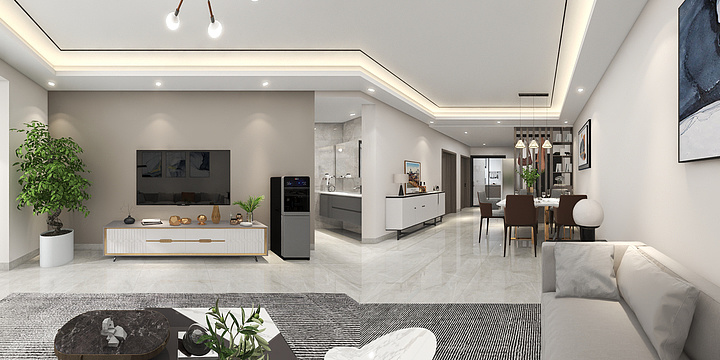 仟叶不忘初心-润城2栋1306方案.dwg-装修设计方案