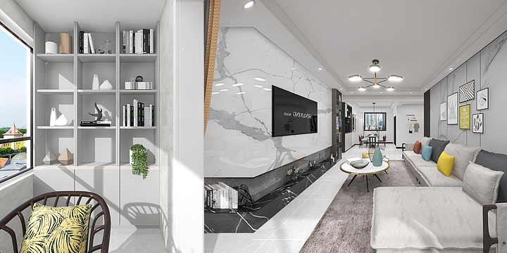 梁曦-6栋108平方悦榕府-装修设计方案