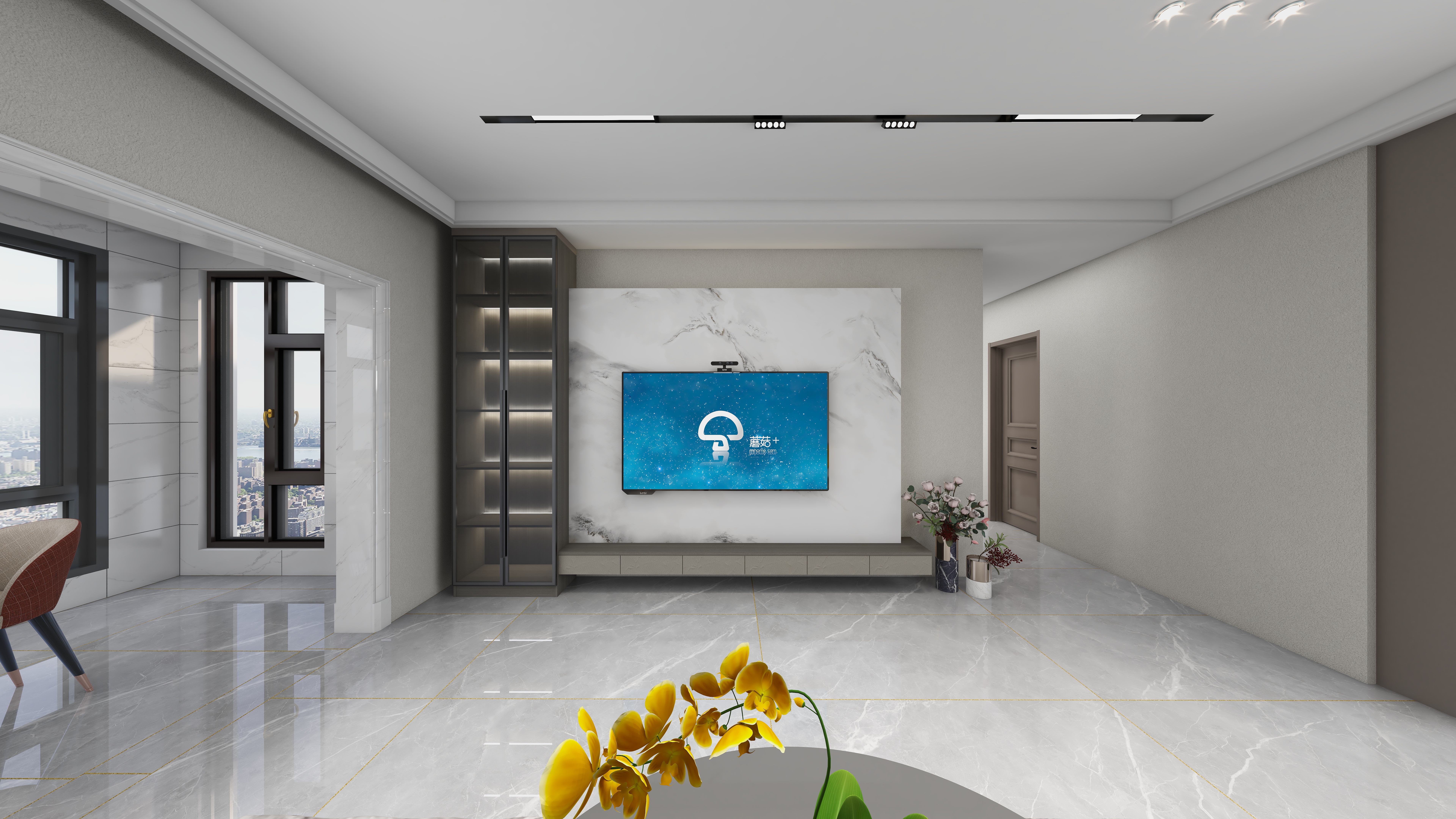 成都装修谢老师-香山一号-4居-无主灯现代-副本-装修设计方案