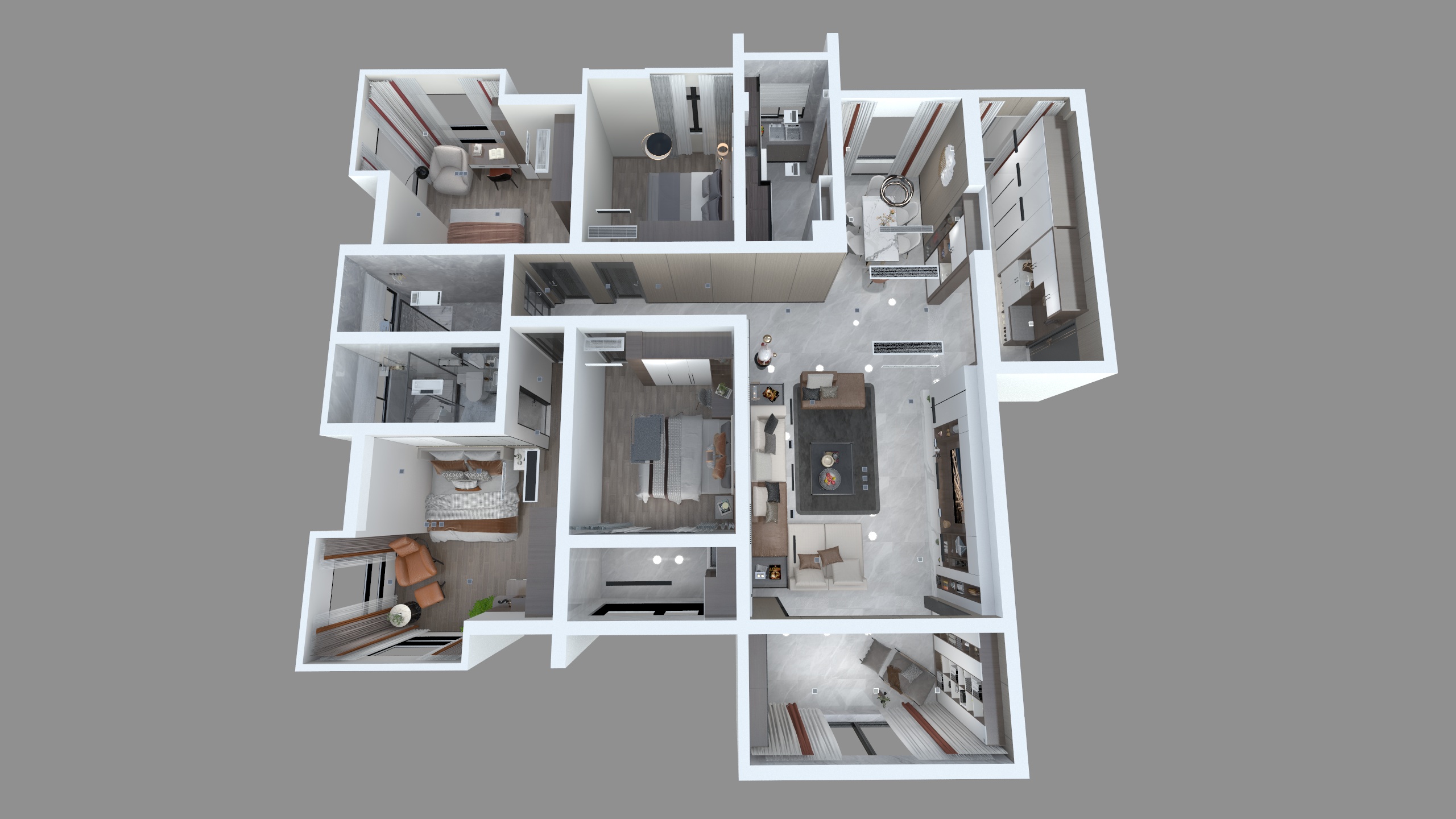 赣州景奕设计-中央星城5栋1单元1003-装修设计方案