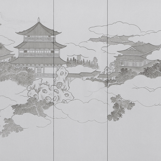 Art Xuan Mural Black and White 3D Model