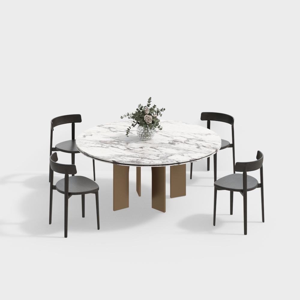 TAZA现代餐桌椅
