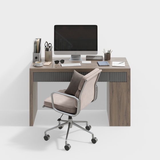 Modern Desk Sets,Desk & Chair Sets,brown