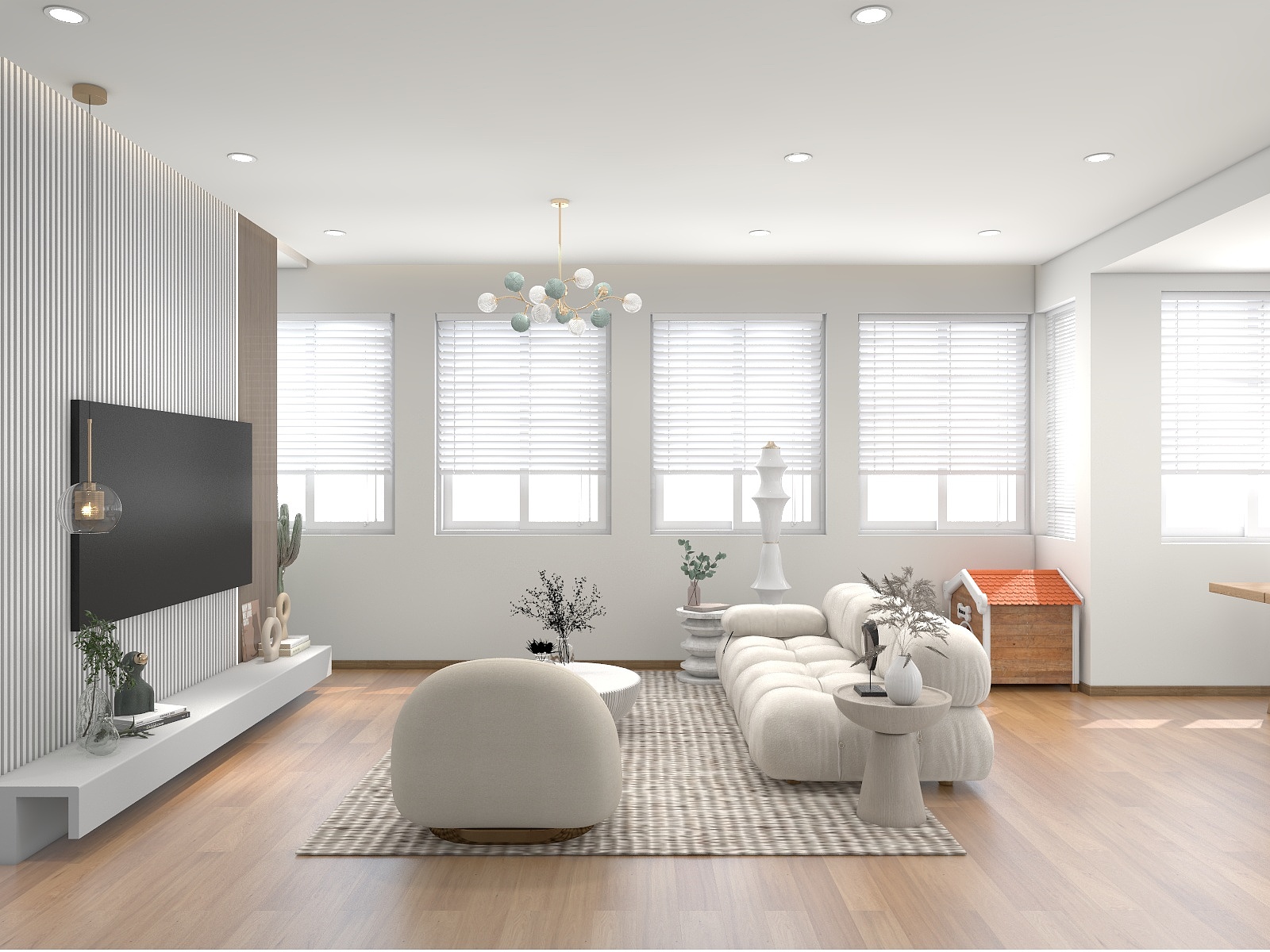 设计师吴中杰-瑞和园89.50㎡B户型3室2厅1卫-装修设计方案