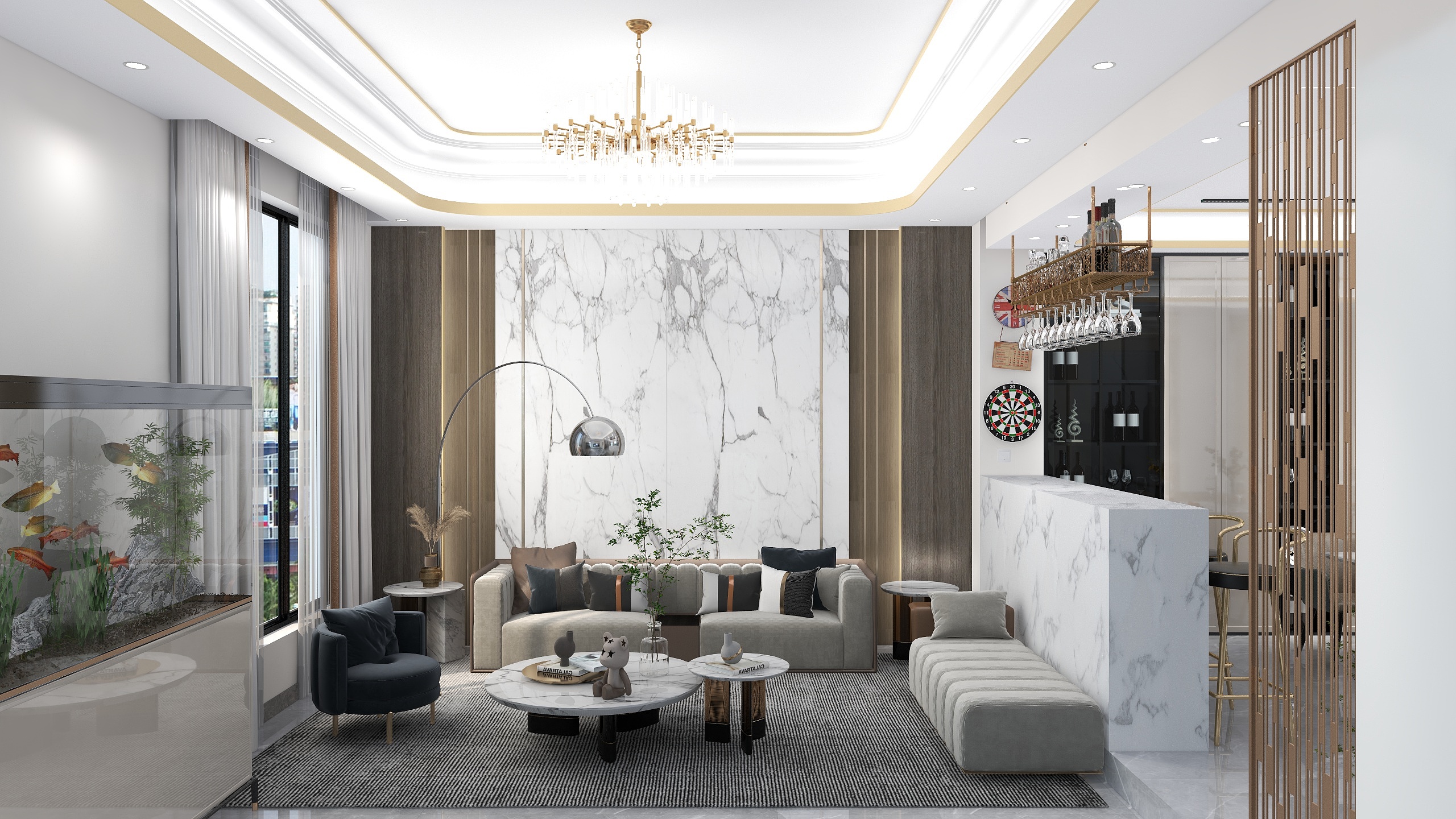 RockyChen-林奇郡联排中户别墅-装修设计方案