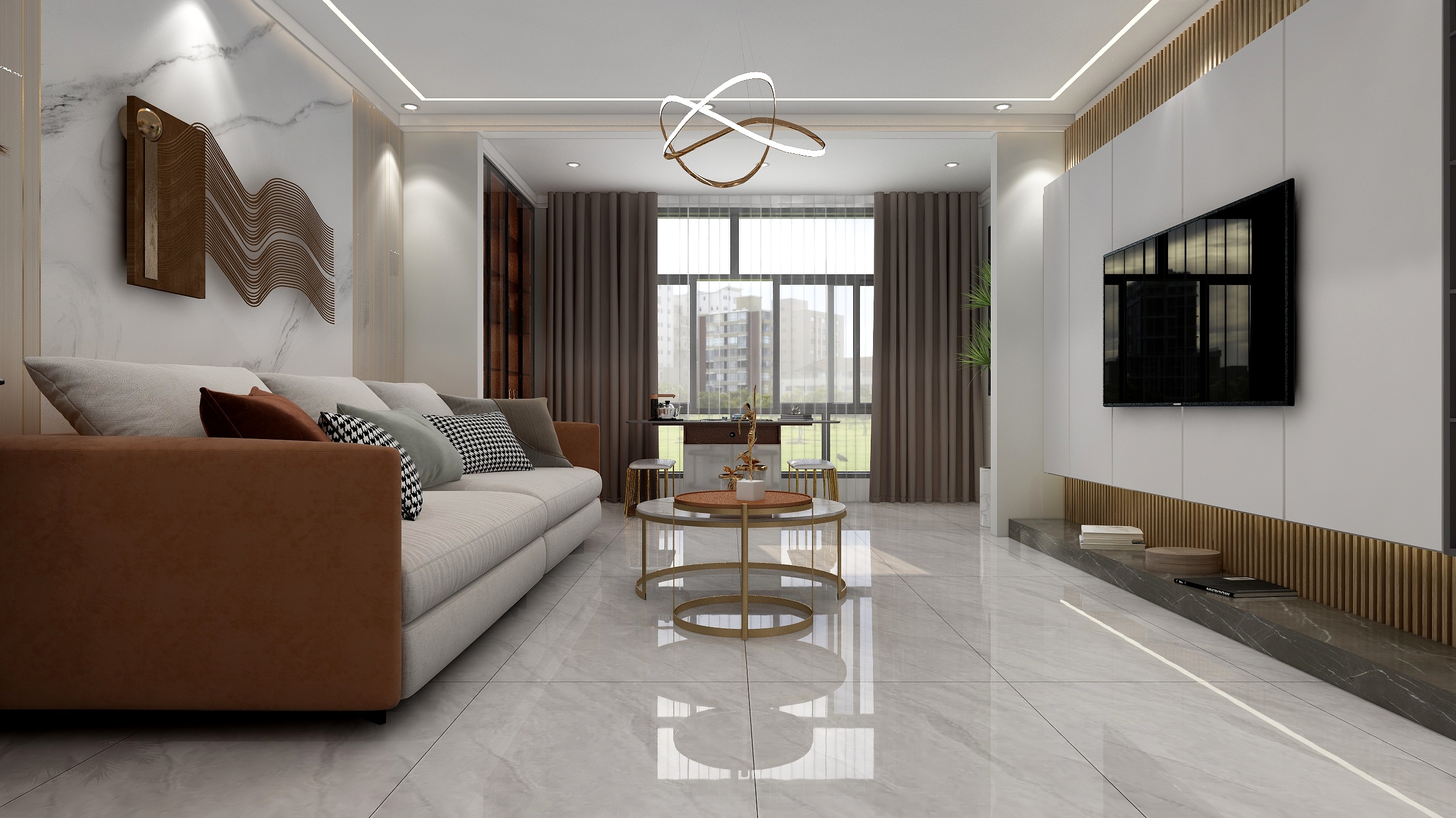 杨成峰-优达-现代四室一厅-装修设计方案