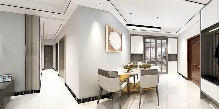 恒捷全屋整装工作室13675349857-恒喆文昌府-装修设计方案