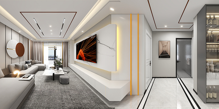 .设计小凯-建和现代135.dwg-装修设计方案