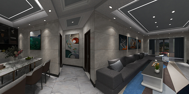 名千誉江-御泽园5栋1单元1202-装修设计方案