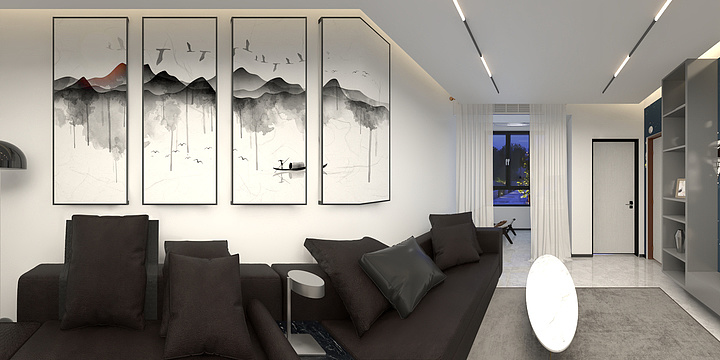 TheWherefklg-黑白风-装修设计方案