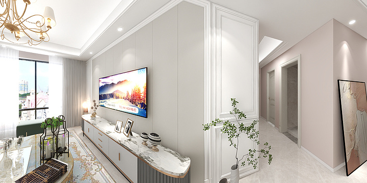 给自己定位-原始户型图.dwg-装修设计方案