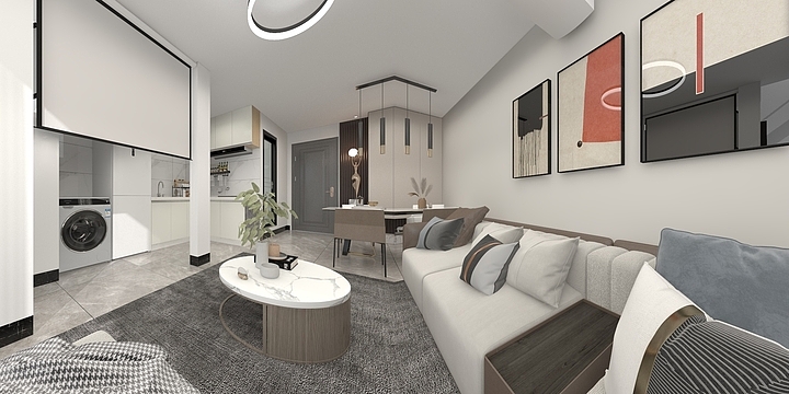 李智民-龙光玖誉城29-820龙女士雅居-装修设计方案