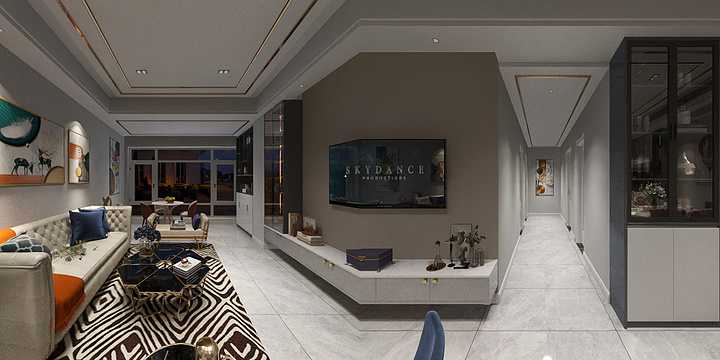 邓明礼设计师-鸿博装饰公司（江畔春色）-装修设计方案