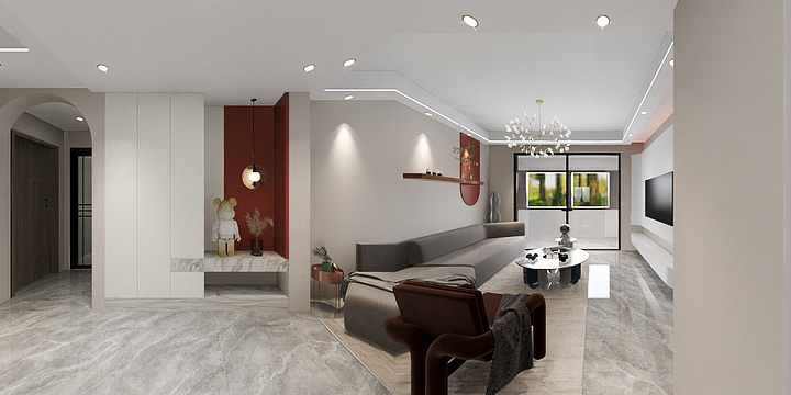 家居美学-宝丰山河印象-装修设计方案