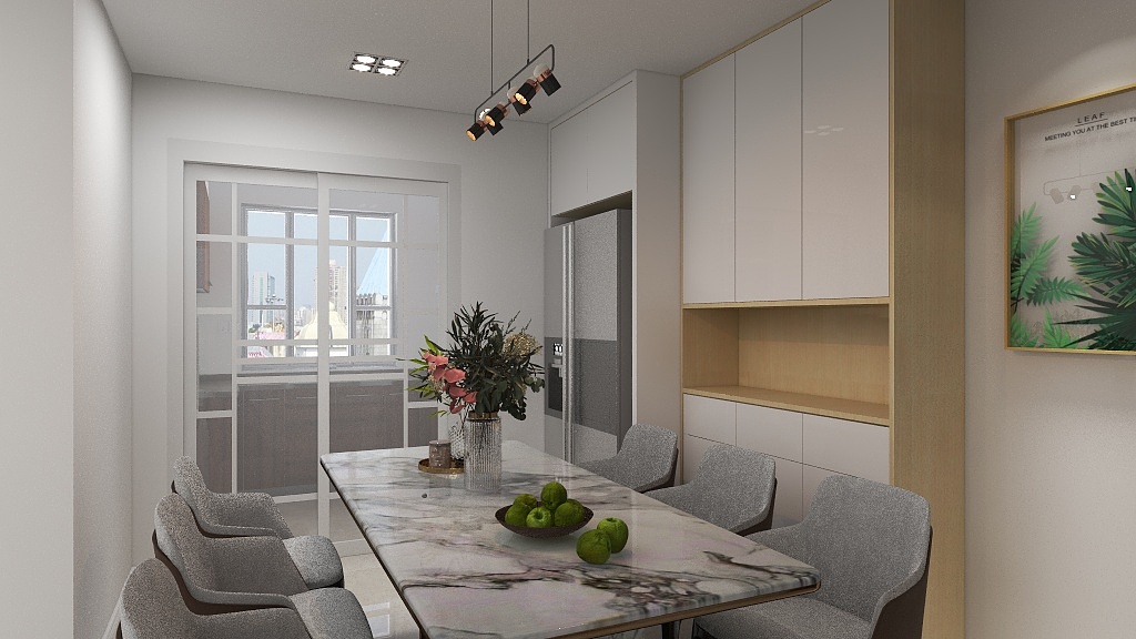 天宫之城-1#楼西户型-装修设计方案