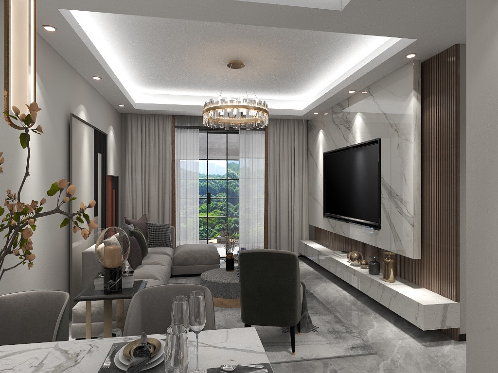 居在双-璀璨睿湾95平.dwg-装修设计方案