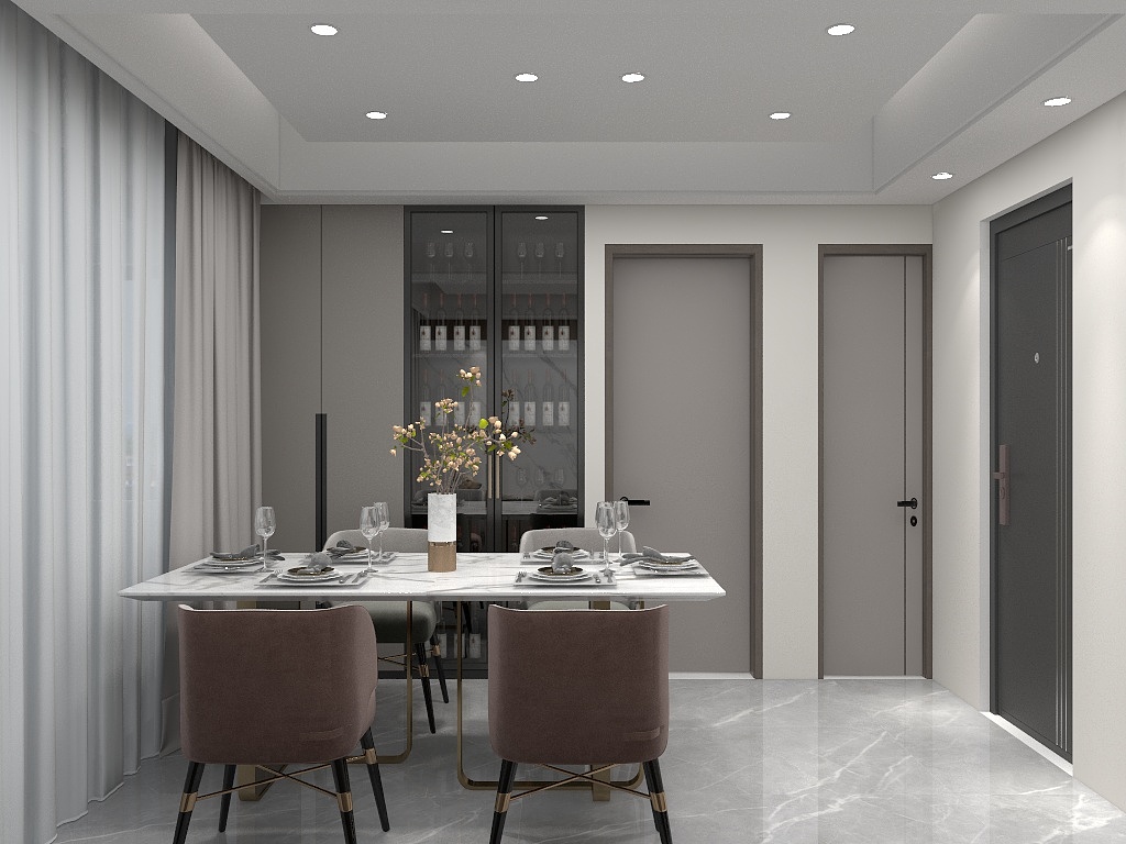 吾舍Design-瑞和园89.50㎡B户型3室2厅1卫-装修设计方案