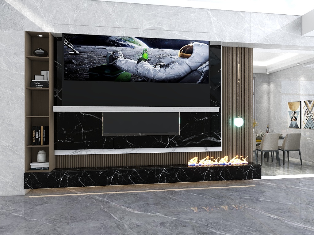 溶溶qXwe-一楼背景图-装修设计方案