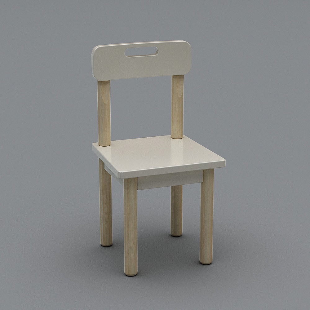 儿童房书桌椅1.0-LY3D模型