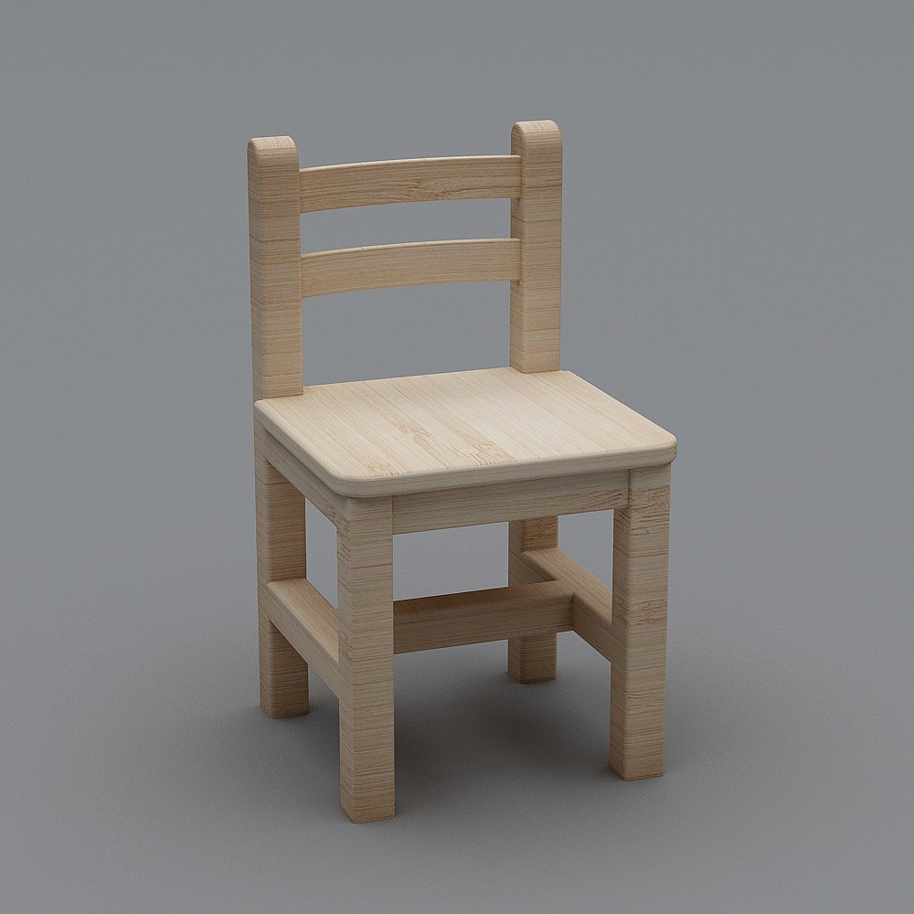 儿童椅3D模型